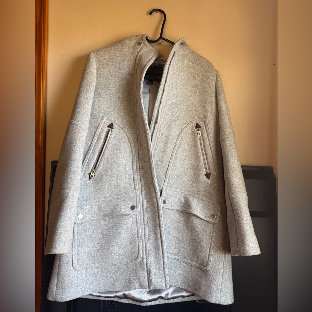 J. Crew Chateau Parka in Italian Stadium-Cloth Wool